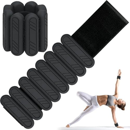 Wrist & Ankle Weights for Women, Adjustable Weights for Leg & Arm,Wearable Ankle Weights for Pilates, Walking, Yoga, Dance, Barre,Gym