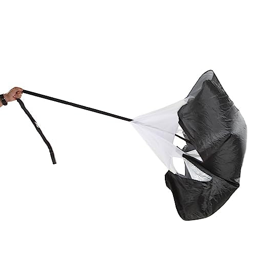 Running Speed Training Parachute, Resistance Sprint Chute for Athletes, Adjustable Belt with Storage Bag, Professional Speed Resistance Parachute for Track Field Football Soccer Ba