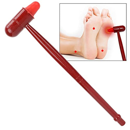 ZJchao Massage Hammer Massage Hammer, Massage Hammer Knock Massage Meridians Back Knock Massager Manual Back Massagers for Body Muscles Back Feet Neck Shoulder Legs Massage Tool Handheld