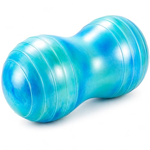 Peanut Ball for Kids & Adults, 18/20'' Exercise Ball for Physical Therapy - color: Blue Green, size: 20 inch