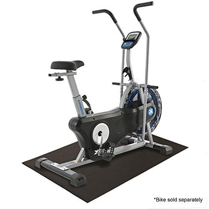Xterra Floor Mat — Heavy Duty, Thick 6mm PVC, Nonslip, Textured Fitness Equipment Floor Protector for Treadmill or Bike - style: Bike Mat