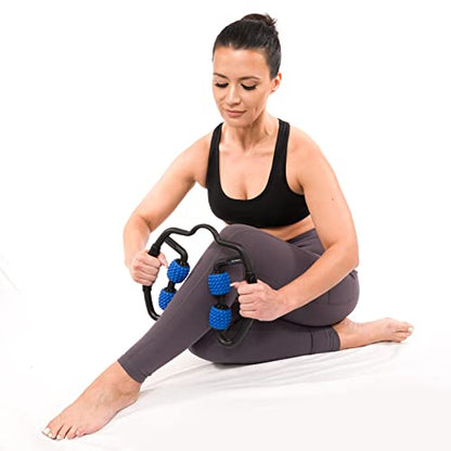 Body Back FSA Eligible Trigger Point Pressure Roller Massager for Forearm, Elbow, Hand, Arm, and Leg. Deep Tissue Handheld Self Massager for Tennis Elbow, Golfers, Athletes Myofascial Release