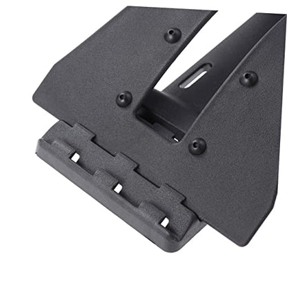 2Pcs Magnetic Back Stretching Device for Lumbar Relief Portable Spine Relaxation Mat Arch for Flexibility and Comfort Black