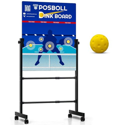Pickleball Practice Board&Dink Rebounder with Stand,Pickleball Wall
