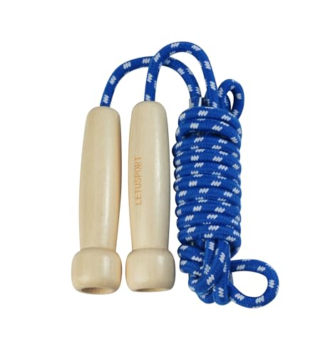 8.8 Feet Jump Rope for Women Men Kids Wooden Handle Jumping Ropes