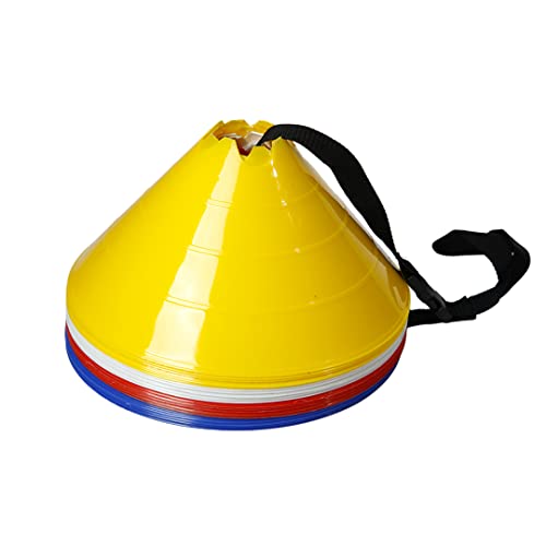 GSi Hurdle Training Cones | Multi Pack Sets | Dual Purpose Agility Cones with Holes | Ideal for Soccer, Kids, Dog, and Sports Training - style: Jumbo - 12 Pack