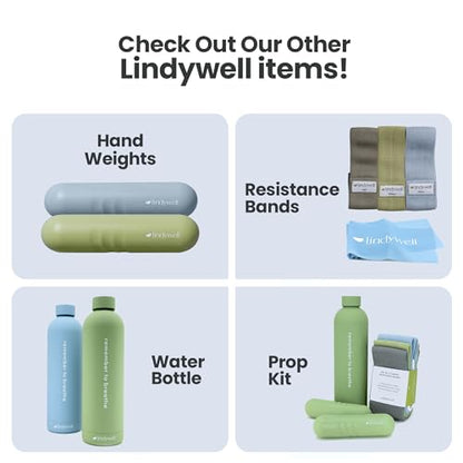 Lindywell Ultimate Exercise Bands for Men & Women, Toned Glutes, Strength - style: Fabric Band Set
