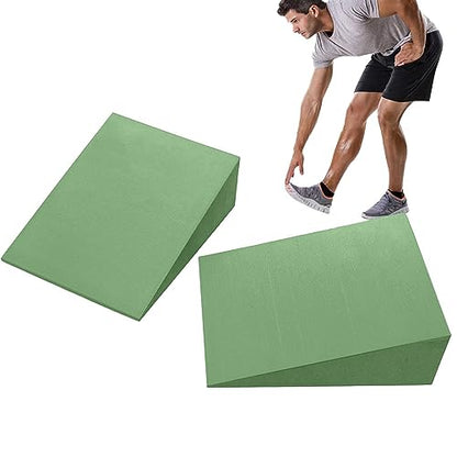 Yoga Wedge Block, Professional Height Wedge Yoga Prop, Portable Foam Yoga Wedge Stretching Equipment, Supportive Yoga Block, Back Support Foam Incline Slant Board For Leg, Calf, Ankle And Foot Stretch