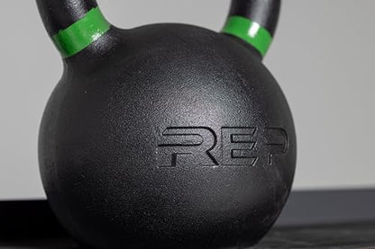 REP Fitness Single Kettlebells Weight Range, Cast Iron, Strength Training, Power Workout Equipment, Home Gym, Free Weights, Dumbbell Alternative, Exercise, Men, Women - style: 5lb