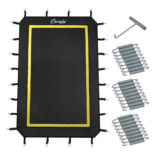 Champion Sports Deluxe Lacrosse Target: Ball Return Bounce Back Net Set for Professional, College and Grade School Training & Drills