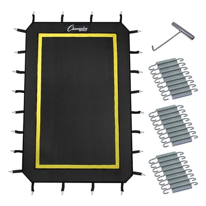 Champion Sports Deluxe Lacrosse Target: Ball Return Bounce Back Net Set for Professional, College and Grade School Training & Drills