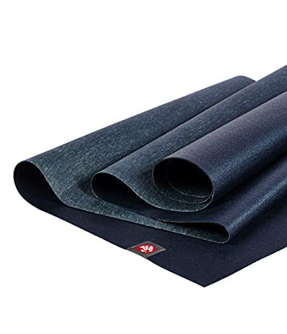 Manduka eKO SuperLite Yoga Mat 71" - 1.5mm | Natural Rubber | Foldable & Travel Friendly | Soft Textured Surface | Eco-friendly | 71 x 24 inches
