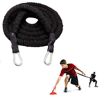 Resistance Training Rope Explosive Force Bounce Physical Training Resistance Rope Improving Speed, Stamina and Strength - color: 16.4ft Elastic rope