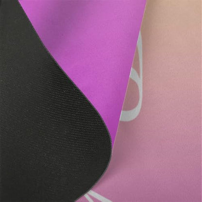 Custom Name Yoga Mat,Personalized Travel Yoga Exercise Mat,Non Slip,Perfect for Kids & Adults,Gradient Color D Series - color: Style 23