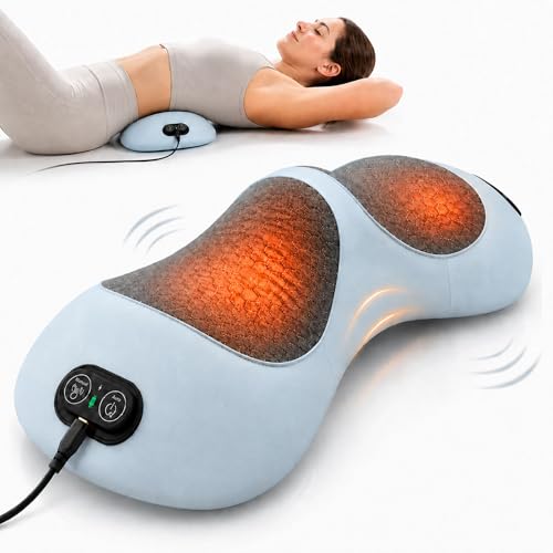 Original Therava 3-in-1 Back Massager with Traction Lift, Heat, & Vibration Massage | Lower and Upper Back Relief and Muscle Relaxation