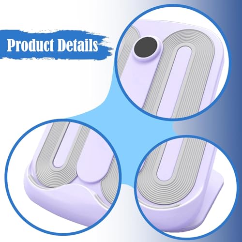 Calf Stretching Board Adjustable with Timer Ankle Exercise Professional Home Gym Incline Board Calf Stretch for Squats Heel, Purple