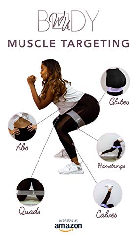 Resistance Bands for Women Butt and Legs, Non-Slip Booty Bands, Resistance Band Booties for Women, 3 Pieces Exercise Band, Workout Band, Resistance Loops, Leg Bands for Working Out
