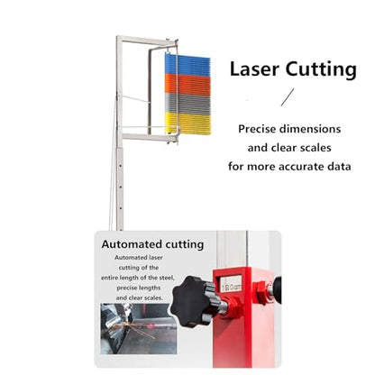 Wall Mounted Jump Test Tool, Outdoor Sports Vertical Measurement Instrument, 4 Colors Available, Mount, Basketball, High Tester (4 Colors)