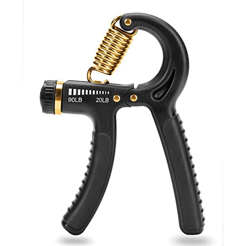 SKLZ Grip Strength Trainer Adjustable Resistance Trainer for Hand, Wrist, and Forearms