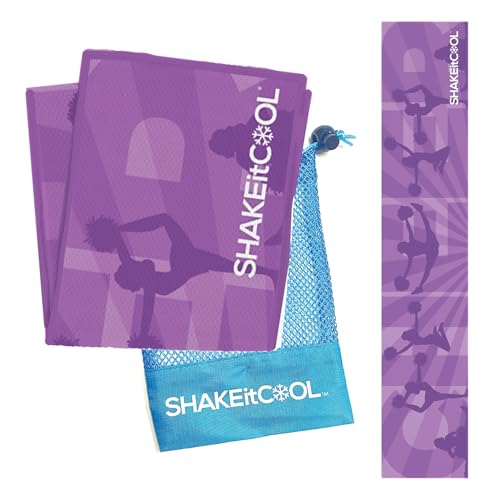 Original Cooling Towel – Be Cool in Style - Heat Relief, Soft, Lightweight, Sun Protection, Easy Clean - Perfect for Biking, Hiking, Running, Yoga, Golf, Gym, Baseball - Cheer - color: Cheer