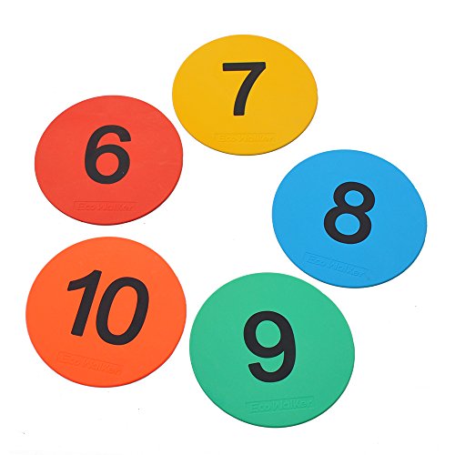 8inch Numbered Floor Spot Markers - style: 6-10