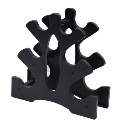 Neoprene Dumbbell Rack Hand Weights Bracket Display Storage Stand Organizer Lightweight Plastic Assemble 6 Position Holder for Hand Weight Dumbbells 1LB-15LBS Gym Fitness