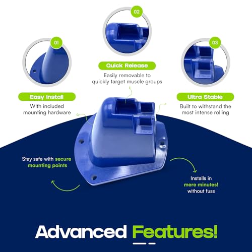 Pinnacle TRS Massage Roller - Modular Portable Muscle Roller for Sore Muscles and Full Body Adjustments - style: Wall Mount