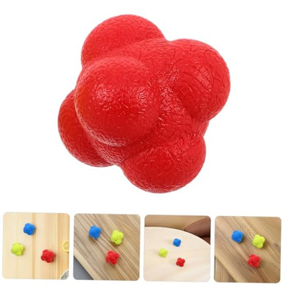 ibasenice 6pcs Agility Training Ball Hexagon Ball Hand Eye Coordination Training Hockey Equipment Fitness Reaction