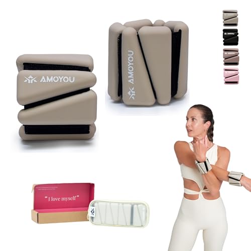 Wrist & Ankle Weights for Women – 2 lb Ankle Weights (Set of 2, 1 lb Each) | Arm Weights for Women | Leg Weights for Walking, Yoga, Cardio & Strength Training