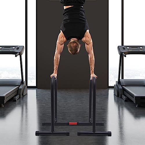 440lbs Adjustable Dip Bar, Heavy Duty Calisthenics Dip Station with Adjustable Parallel Dip Bars, Home Dip Stand Body Press Bar Parallel Bars Dip Equipment for Calisthenics, Strength Training