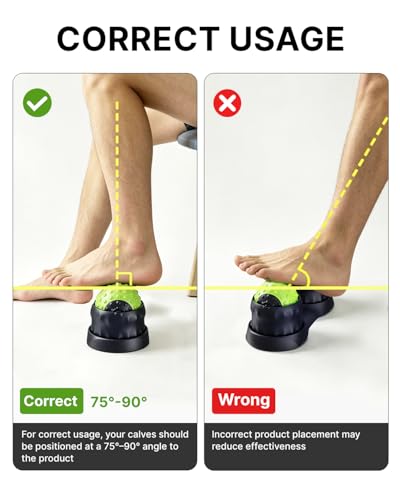 Plantar Fasciitis Relief Foot Pain, Ice Cold and Hot Therapy for Massage Roller Ball, Heel Spur, Sore Muscle, Trigger Point, Back, Arm, Neck, Shoulder, Leg, Gifts for Boyfriend Him Men Women - color: 2-pack