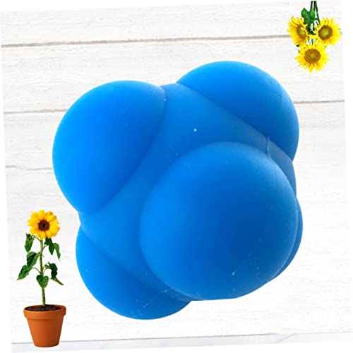 1Pc Hexagonal Reflex Training Ball Agility Bouncing Ball for Enhanced Reaction Speed Hand Eye Coordination for Athletes and Rehabilitation