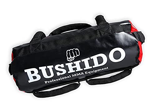 DBX BUSHIDO Unisex Adult DBX-PB-10 Sport Bulgarian 35 kg Sandbag Sandbag Fitness Sack Power Bag for Strength Training and Functional Training Empty Black One Size