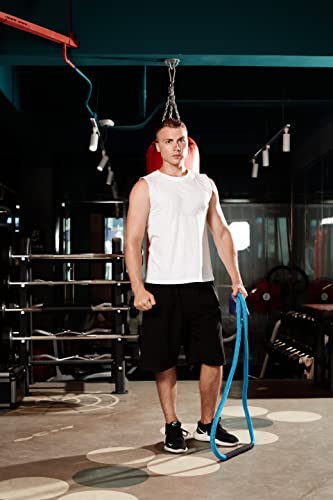 Weighted Jump Ropes with 360 Degree Rotation Handle.1 Inch 2.7LB/3LB Heavy Jump Rope for Men and Women,Jump Ropes for Fitness - color: Blue