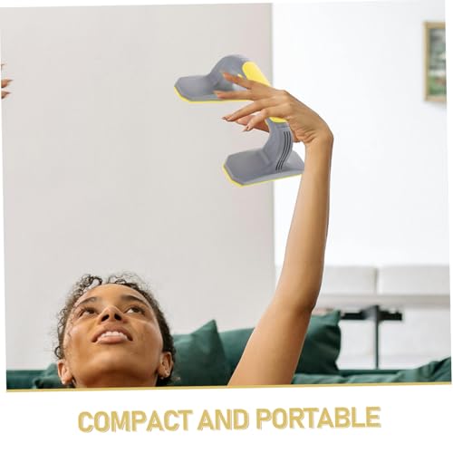 YARNOW Pushup Stands for Home Workout Equipment Non Slip Handles for Strength Training Safe and Reliable Grip - color: Yellow