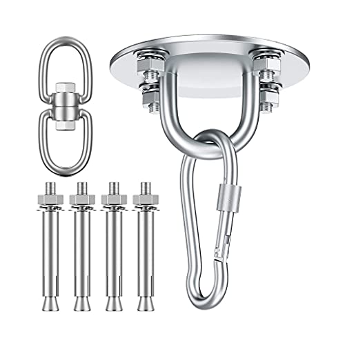 Heavy Duty Hammock Hanging Plates Staple Hook,Ceiling Wall Mount Anchor Hooks Hanger for Swing Chair Suspension