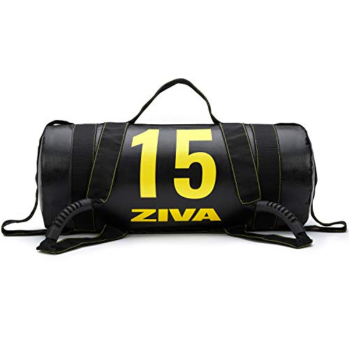 ZIVA Power Sandbag – Pre-Weighted Training Bag with Multiple Handles for Full-Body Strength & Conditioning – Heavy-Duty, No-Fill Needed (10–50 lb)