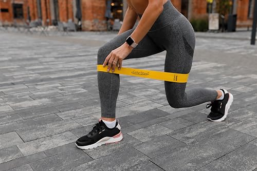 3 Pack Resistance Bands Set - Gold/Silver/Bronze Power Bands for Workouts, Exercise, Strength Training, Pull Up Assist, Physical Therapy & Home Gym - Fitness Bands by GolgiStim