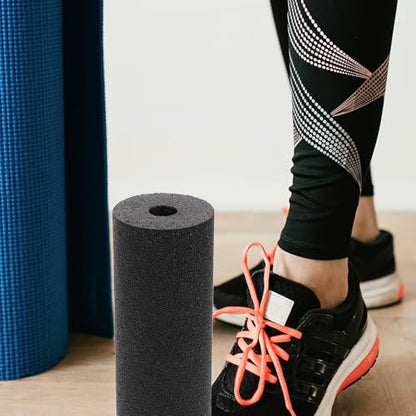 Toddmomy Compact Foam Roller for Deep Muscle Massage and Relaxation, Lightweight Hollow Design for Easy Carrying, Suitable for Fitness Training, Pilates, and Post-Workout