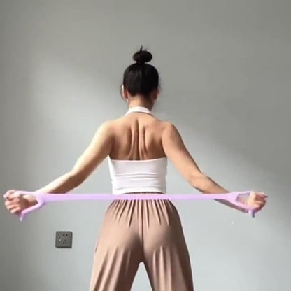 Resistance Bands for Women Stretching Fitness Band, Yoga Back Opener & Shoulder Relaxer, Home Gym Exercise Equipment