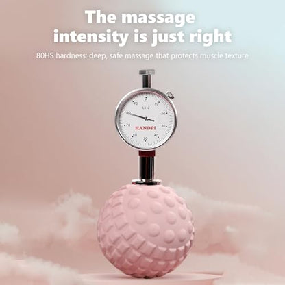 Muscle Recovery Ball - High-Density [TPE] Foam Roller for Myofascial Release, Relieves Foot/Back Pain - Yoga & Fitness Massage Tool