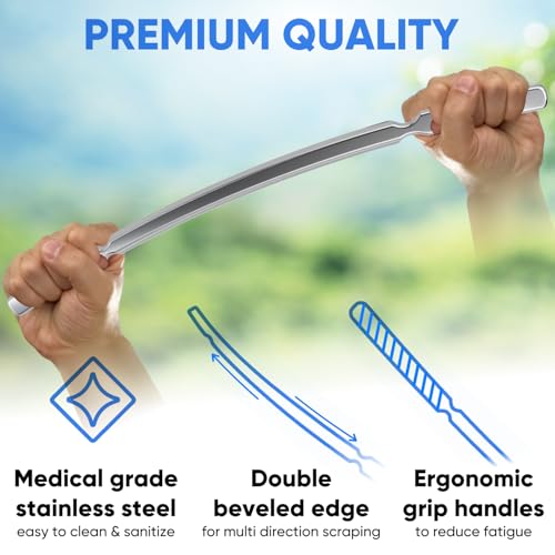 Myofascial Releaser Crescent Bar Fascia Release Tools, Soothe Sore Muscles - color: Crescent Bar