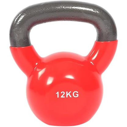 Kettlebell Weights Women's Fitness Shaping Kettle Bells, Home Squat Exercise Kettle Ball, Vest Line/Peach Buttocks, Create A Perfect Body Curve(Red-12kg)