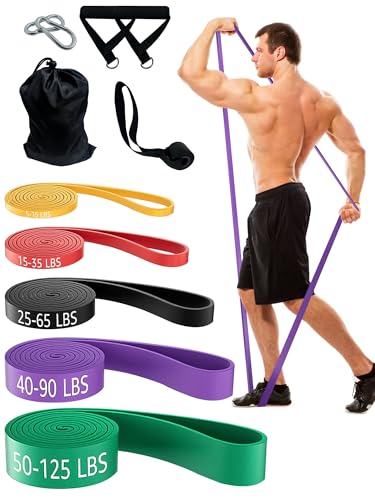 Resistance Bands Set with Handles, Exercise Bands for Working Out
