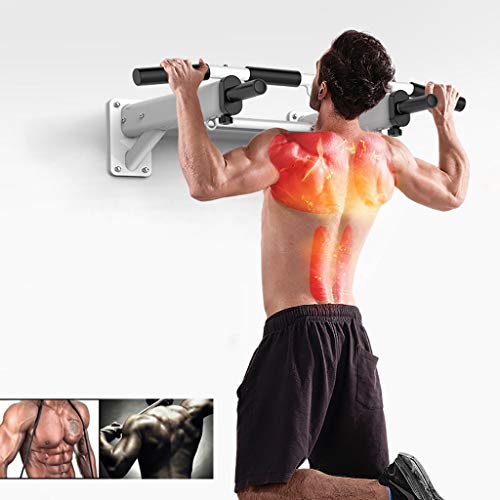 Wall Mounted Pull up Bar Multi-Grip Chin-up Station Home Gym Exercise Workout Equipment Strength Training Fitness Equipment Supports 600lbs (Size : Pull up bar A) - size: Pull up bar A