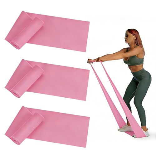 Resistance Bands Long Non-Latex Elastic Stretch Bands Work Out Band for Working Out Women or Men, Exercise Bands Set Yoga, Pilates, Gym,