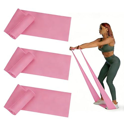 Resistance Bands Long Non-Latex Elastic Stretch Bands Work Out Band for Working Out Women or Men, Exercise Bands Set Yoga, Pilates, Gym,