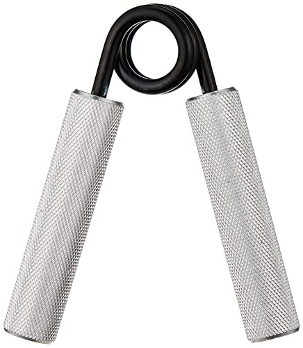 Grip Strengthener, 100 lb Silver Aluminum, Stainless Steel