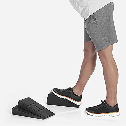 3PCS Squat Wedge Block, Adjustable EPP Slant Incline Board Stackable Calf Stretcher Yoga Wedge for Home Gym Office Squat Ankle Mobility Exercise