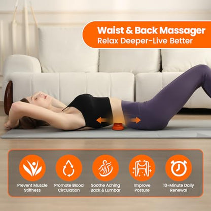 Manual Back Massager, Trigger Point Massage Tool for Lower Back